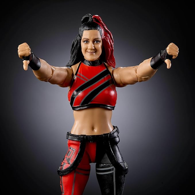 Mattel WWE Elite Collection Action Figure & Accessories, Series #109 Bayley 6-inch Collectible with 25 Articulation Points & Swappable Hands