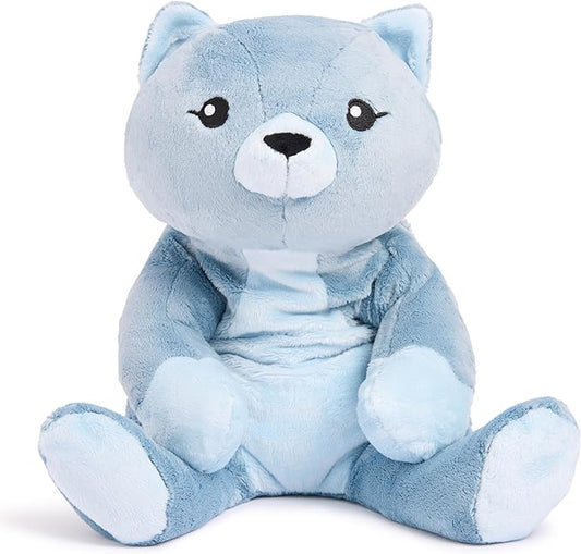 Frankie The Cat 20 Inch 4.5 lb Heavy Cute Sensory Weighted Comfort Plush | Large Unscented Washable Self Care Calming Stuffed Animal for Kids, Teens and Adults