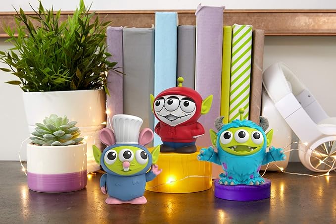Mattel Pixar Alien Remix Toy Story Aliens Miguel, Sulley & Remy 3-Pack Toys, Movie Character Figures Approx 3-in, Collectors Gift Ages 6 Years & Up