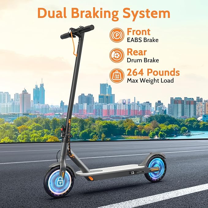 MAXSHOT Electric Scooter for Adults, 8.5/10/14" Tires, 19/22Mph, 350W/500W Motor, 21-28 Miles Range, Folding E-Scooter with Dual Suspension,APP(V1/SPRO/MAX/PRO/X1/X1PRO/PR)