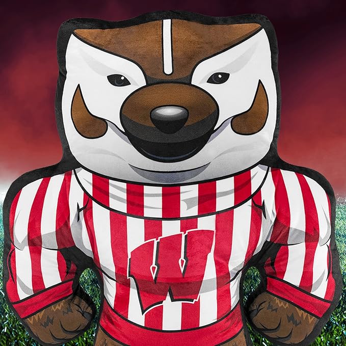 Bleacher Creatures University of Wisconsin Bucky Badger 24" Mascot Bleacher Buddy - Plush Toy