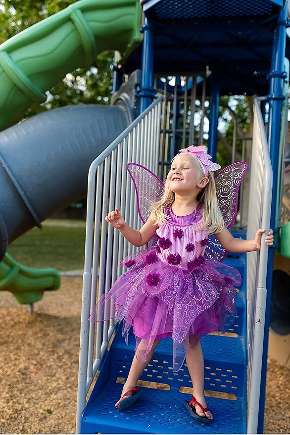 Little Adventures Purple Blossom Fairy Dress Up Costume
