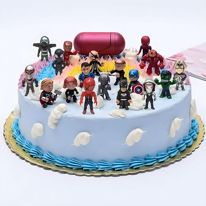 POIUYT Titan Hero Series Exclusive 20 Figure Set Cake Decoration