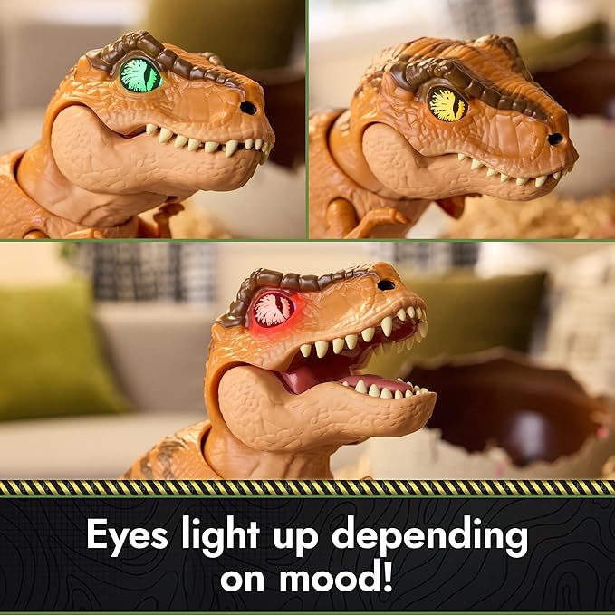 Jurassic World Interactive Toy Dinosaur & Egg, Hatch & Train Your own Baby Dino with 100+ Sounds & Reactions, Kids Toys for Boys & Girls Aged 5 & Up