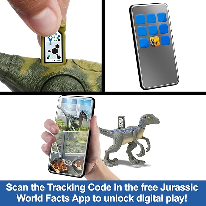 Mattel Jurassic World Indominus Rex Dinosaur Toy with Lights, Sounds & Motion, Camouflage 'n Battle I-Rex, 21 Inches Long with Digital Play