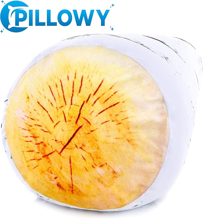 Log Birch Microbead Body Pillow - Straight Long Pillows for Comfort or Use During Pregnancy- Spandex 85% / Nylon 15% - Spongy Cooling Hypoallergenic Outer Fabric - 50" X 8" - Side Sleepers