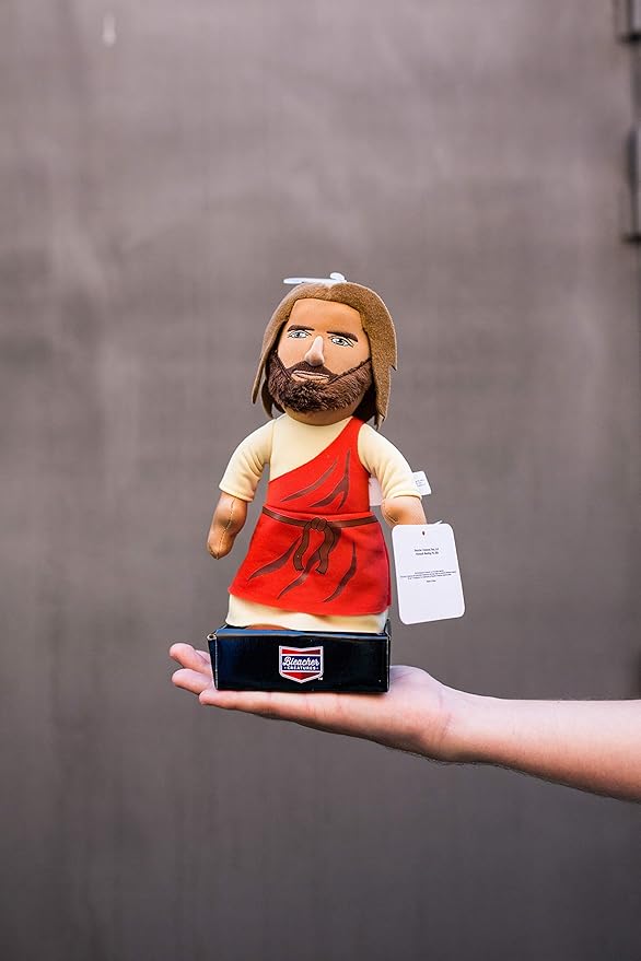 Bleacher Creatures Jesus 10" Plush Figure- A Religious Toy for Play or Display