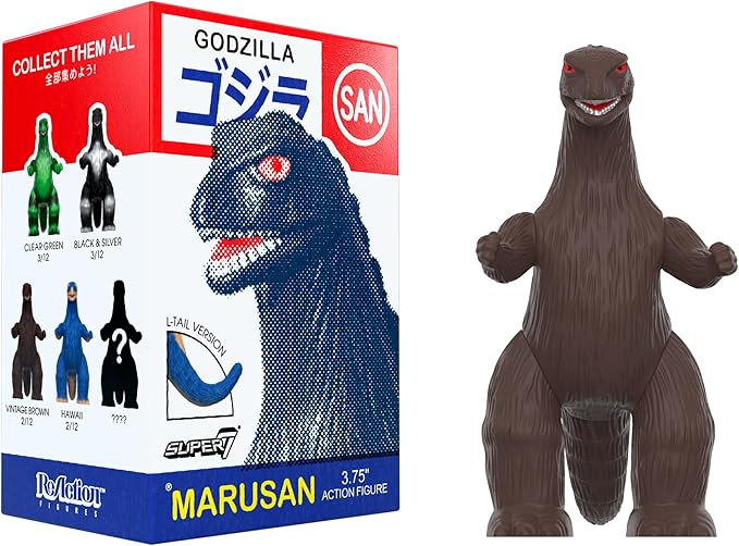 Super7 Toho Marusan Godzilla Blind Box - (12 Pack) 3.75" Toho Godzilla Action Figures Classic Movie Monster Collectibles and Retro Toys