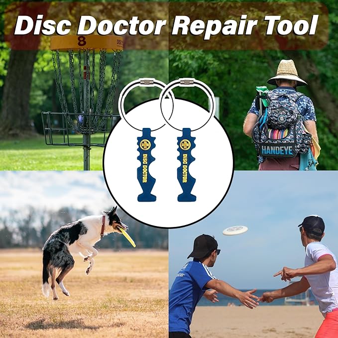 Repair Tool for Disc Golf Discs, Disc Golf Bag Accessory to Repair a Disc During or After a Round