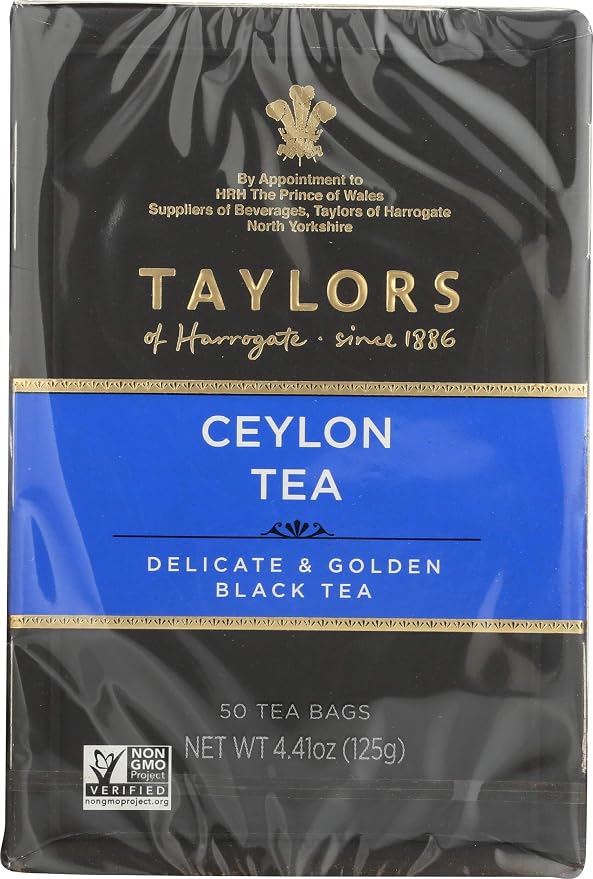Taylors of Harrogate Pure Ceylon, 50 Teabags (Pack of 2)