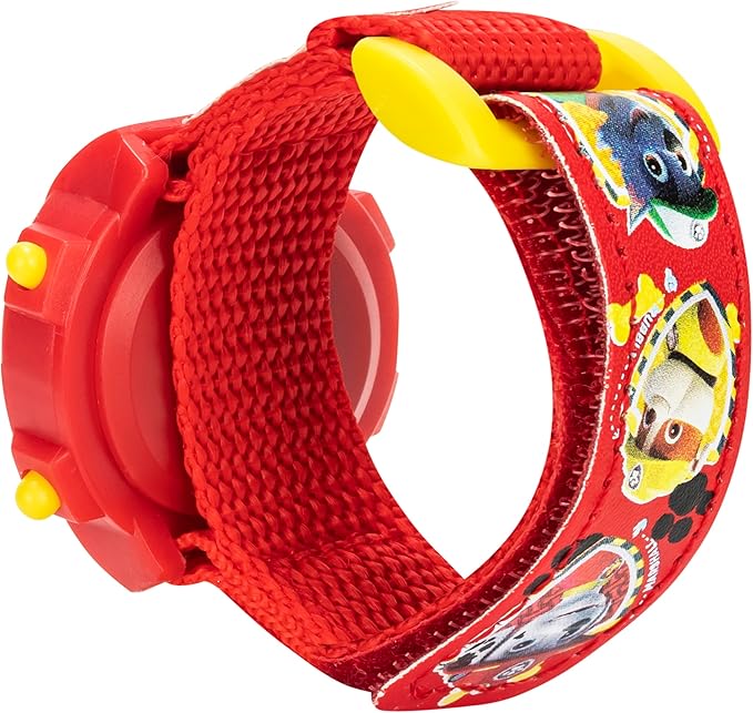 Nickelodeon Paw Patrol Kids Digital Watch with LCD Display, Velcro Strap, Chase, Marshall, Rubble & Rocky, Perfect for Young Fans Learning to Tell Time, Ideal Gift for Kids Ages 3+