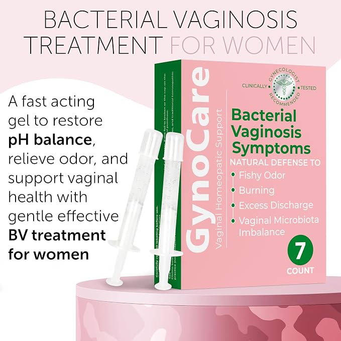 Bacterial Vaginosis Symptoms Relief | BV For Women | Natural Homeopathic Vaginal Ointment for Odor, Itching, BV, and Vaginal Microbiota Imbalance | 7 Pre Filled Applicators