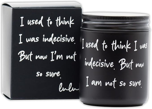 Lulu Candles | Blue Citrus | Funny Gifts Scented Soy Jar Candle | Hand Poured in The USA | Highly Scented & Long Lasting (8 Oz. Mason Jar)