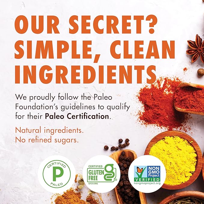 Kevin's Natural Foods Simmer Sauce, Orange/Kung Pao/Honey Garlic | Paleo Variety Pack, Stir-Fry Sauce, Gluten Free, No Preservatives, Non-GMO