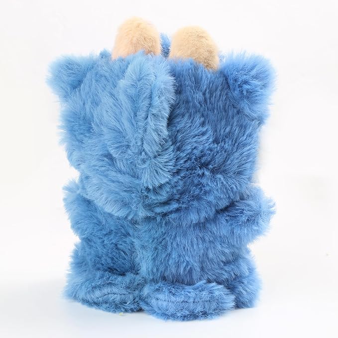 Plush Doll Clothes for Labubu - Cute Animal 17cm Doll Clothing, Premium Doll Accessories Clothes for Collectors or Display - Kawaii Dark Blue Shark Costume (No Dolls)