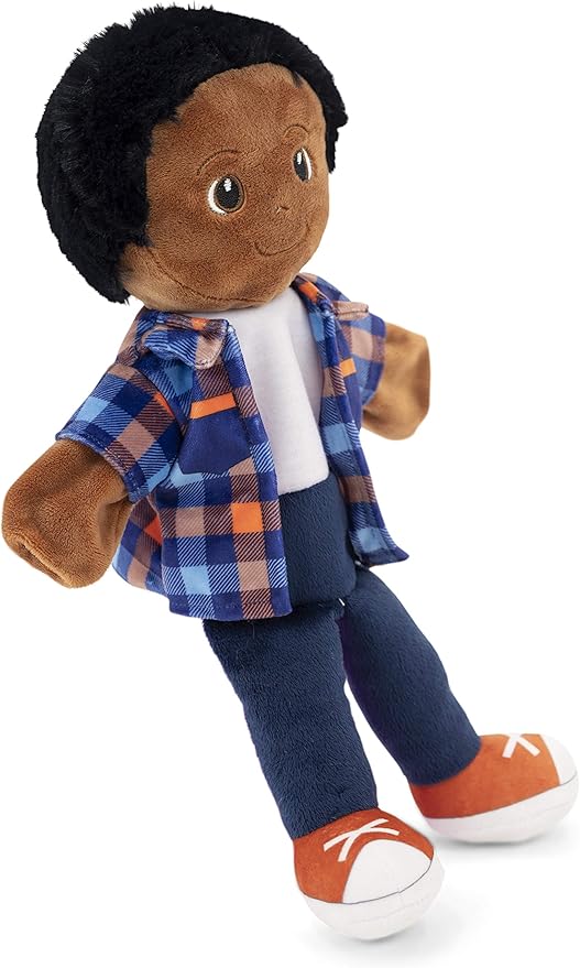 Playtime by Eimmie Hand Puppets for Kids (Charlie) - 14" Soft Plush Toy for Boys & Girls, Pretend Play, Storytelling, Theater, Imaginative Fun, Educational Puppet for Toddlers & Children Ages 3+