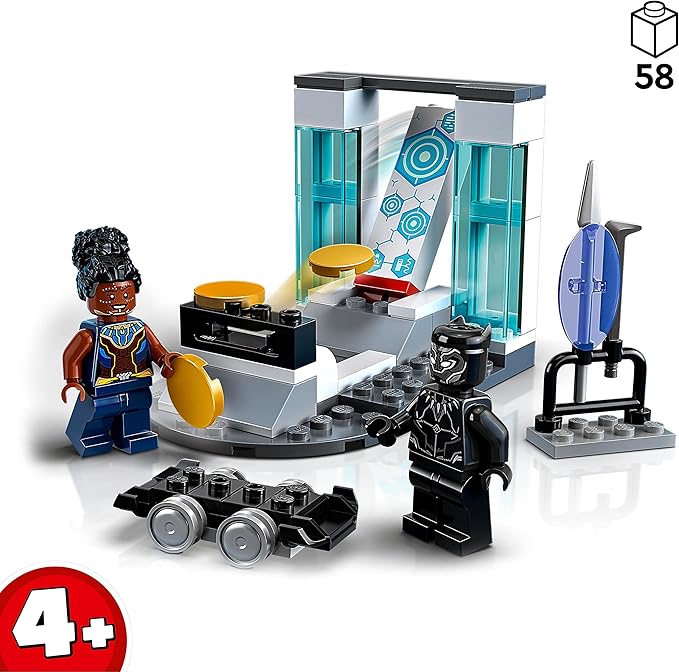 Lego® Super Heroes Marvel Shuri's Lab 76212 Building Kit; Black Panther Construction Toy for Kids Aged 4