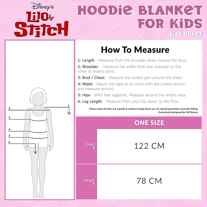 Disney Blanket Hoodie with Plushie and 3D Ears Wearable Comfy Oversized Sweatshirt Sherpa Fleece Blanket Gifts for Kids