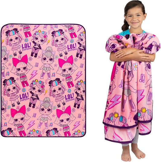 Franco Kids Bedding Super Soft Plush Throw Blanket, 46" x 60", LOL Surprise,AT0508