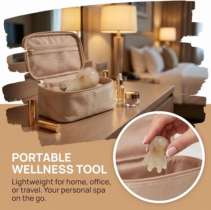2Pcs Head Massage Tool Scalp Massager Resin Acupressure Tool for Deep Relaxation Hair Care Spa Massage Tool (Brown)