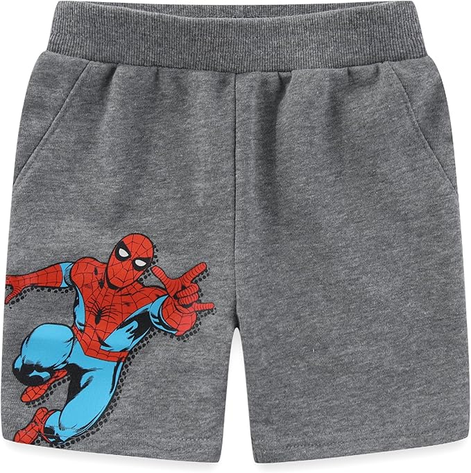 Marvel Spider-Man Boys 2 Piece Short Sleeve T-Shirt and Shorts Set for Toddlers