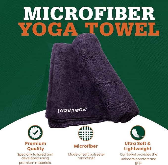 Jade Microfiber Yoga Towel
