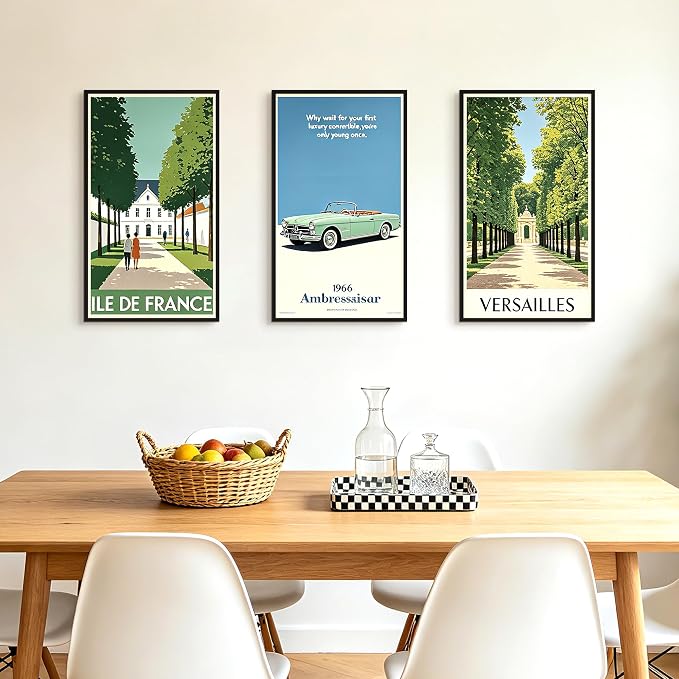 upsimples 16x28 Poster Frame, Easy Slide-In Assembly, Black, 3 Pack | Gallery Wall 16 x 28 Picture Frames Set for Family, Wedding, Christmas, Easy to Change Photos