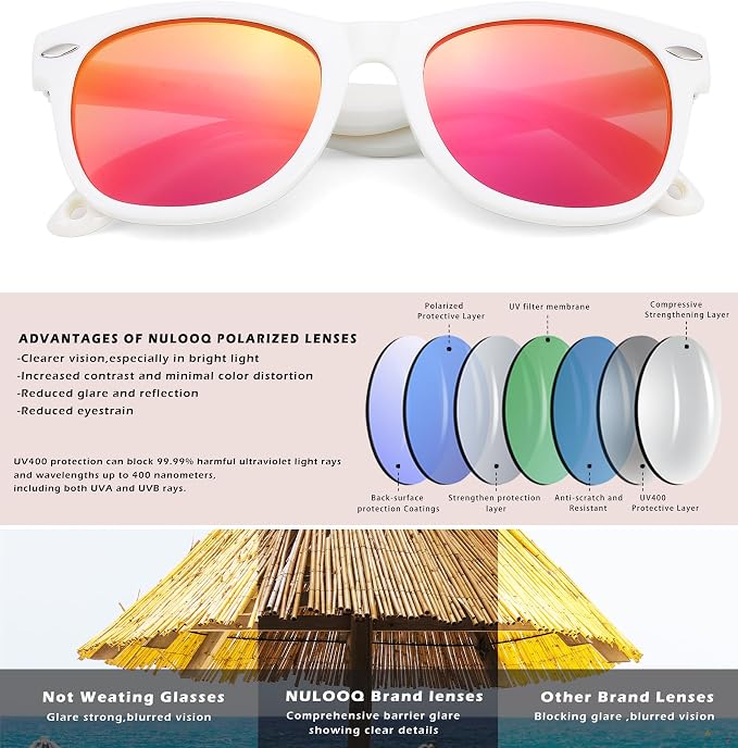Polarized Baby Sunglasses with Strap - Unbreakable Flexible Infant Sunglasses for Toddlers Age 0-24 Months