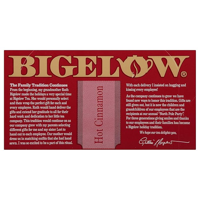 Bigelow, Hot Cinnamon Tea, 20 Count