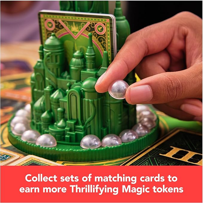 Spin Master Games, Wicked: The Game, an Original Concept Based on the New Movie Wicked, Begin Your Amazafying Adventure with Glinda & Elphaba, for Fans of Musicals, 2-4 Players, for Ages 10 & Up