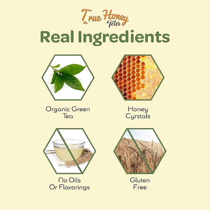 Honey Infused Green Single Serve Tea (12)