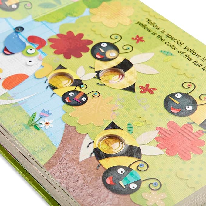 Melissa & Doug Poke-a-Dot! What’s Your Favorite Color? Interactive Children's Board Book with Buttons to Pop, Educational Sensory Toy for Toddlers & Preschoolers Ages 3+ - FSC Certified