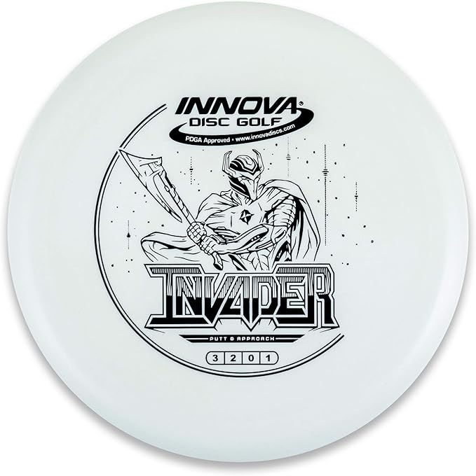 Innova Discs Golf DX Invader Disc Golf Putter and Approach Disc (Colors Will Vary)