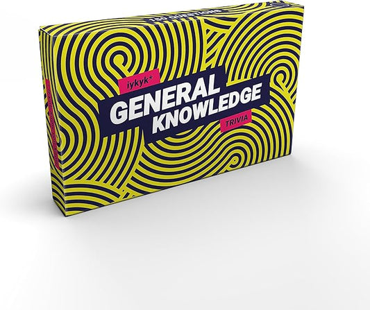 Bubblegum Stuff iykyk General Knowledge - Fun Quiz Game for All - Trivia Edition - 150 Cards - Perfect for Game Nights, Travel, and Parties - Great Gift - Unique and Exciting Take on Classic Quizzes