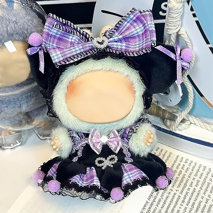 Clothes Fit for 17CM Doll, Fashion Doll Clothes Outfit Set Cute Theme Designer Toys Dress Accessories for Collector Fans Display (Romi)