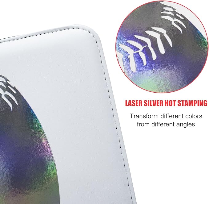 900 Pockets Baseball Card Binder, Portable Waterproof Storage Album with Removable Sleeves for Baseball Sports Cards 2025 2026 Collectors