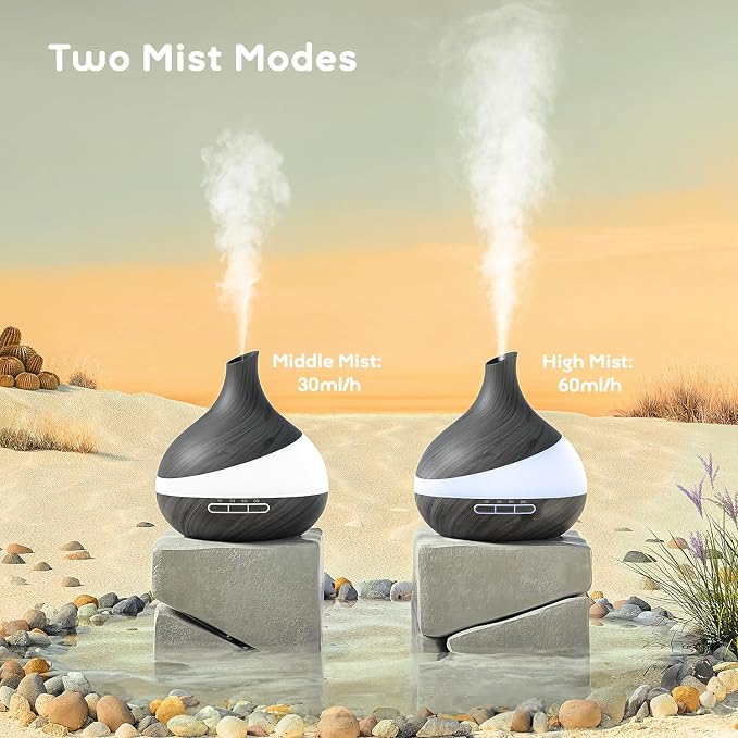 𝟒𝟖%𝐨𝐟𝐟 HJTHJT Essential Oil Diffuser: 500ML Aromatherapy Diffuser with Remote Control for Hotel Spa Yoga Room - Humidifiers for Bedroom with 14 Colors LED Night Light for Kids/Women