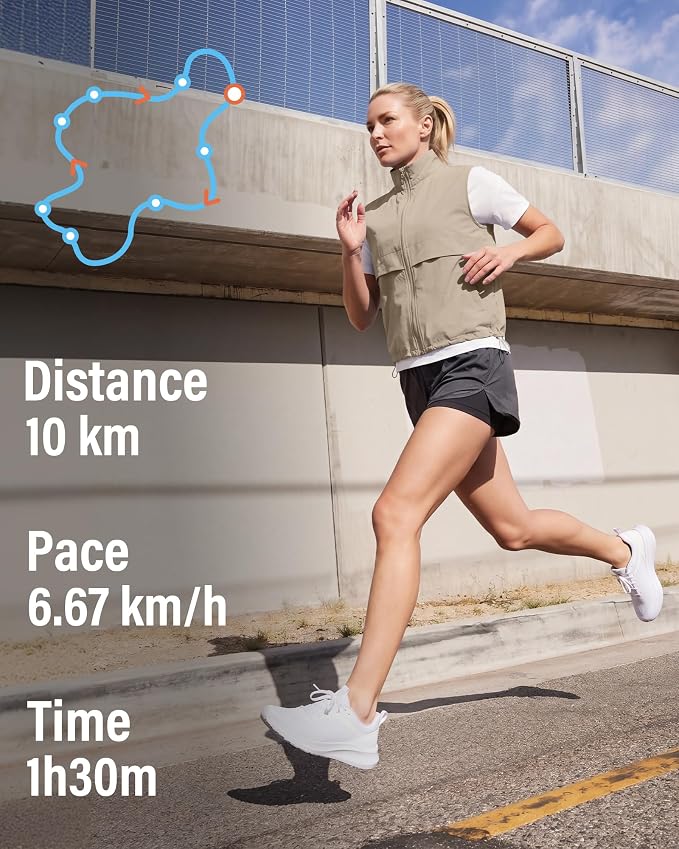Women's Lightweight Running Vest Stand Collar Zip Up Summer Waistcoat Sleeveless Jacket for Golf Hiking Travel