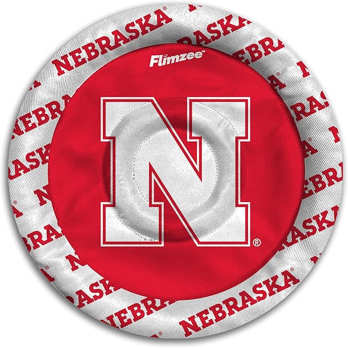 YouTheFan NCAA Nebraska Cornhuskers Flimzee Bean-Bag Flying Disc