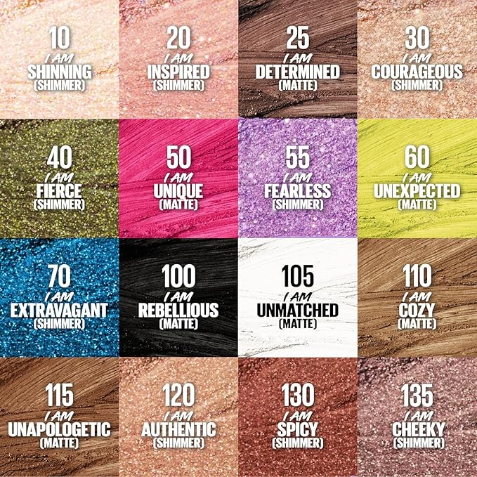 MAYBELLINE Color Tattoo Longwear Multi-Use Eye Shadow Stix, Eye Makeup, I am Shining (Light Pearl Shimmer)