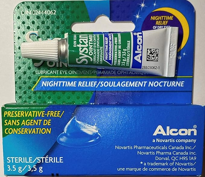 Systane Lub Eye Nightime Ointment 3.5g (2 Pack) 0.12 Ounce