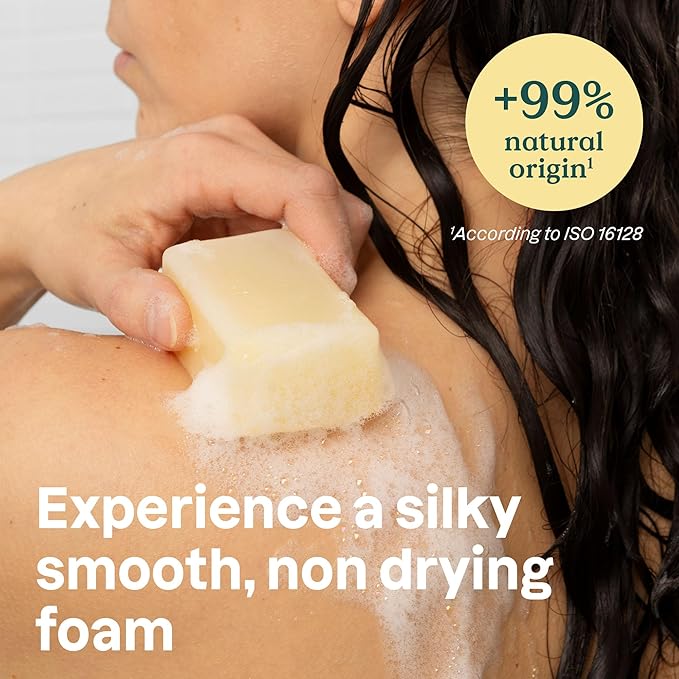 ATTITUDE Body Soap Bar, Natural Origin, Protects and Softens Dry Skin, Watercress, Indian Cress & Olive Oil, EWG Verified & Vegan, Earl Grey & Fresh Cucumber, 4 Oz (Pack of 6)