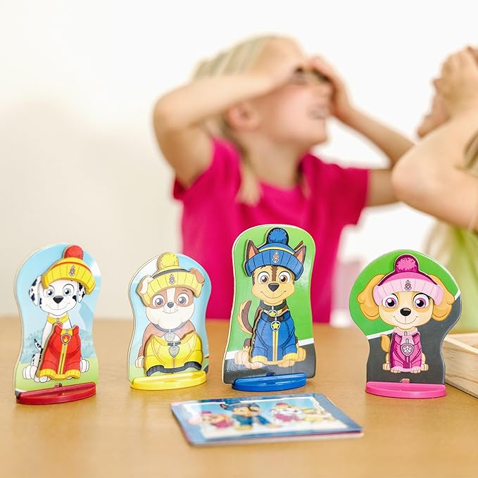 Melissa & Doug PAW Patrol Wooden Magnetic Pretend Play (64 Pieces)