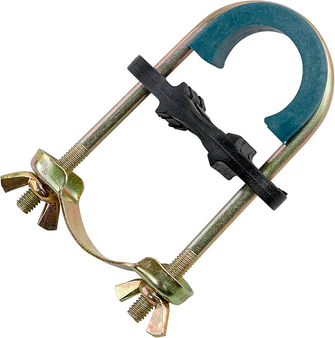 Upper Bounce Trampoline Enclosure Pole Connectors, Replacement Hardware Parts and Accessories, U-Shaped Safety Clamps, Fits up to 1.5" Diameter and 1.75” Legs, Set of 12