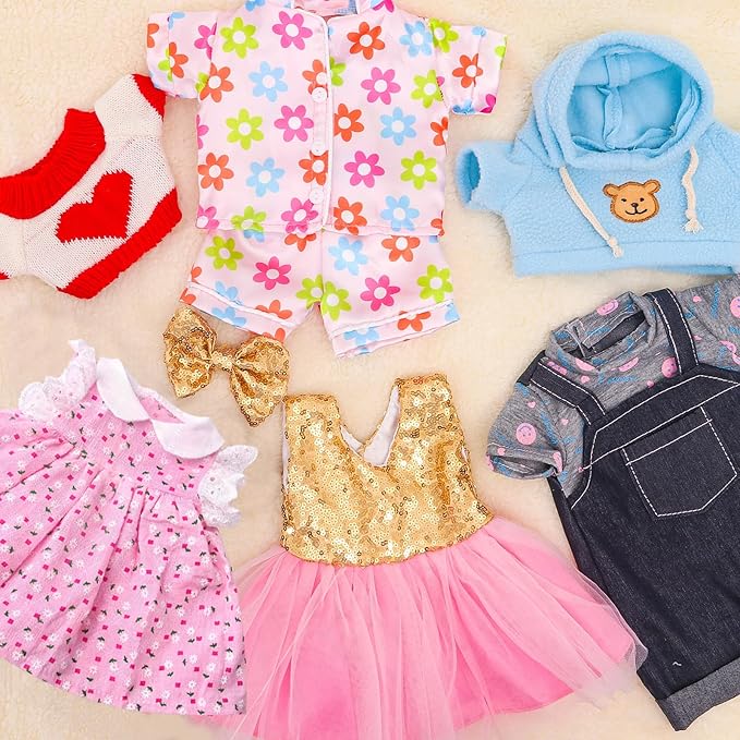 Build a Bear Clothes Outfit, Fit Most 12-16 Inch Bears Stuffed Clothes Pajamas Plushy for Stuffed