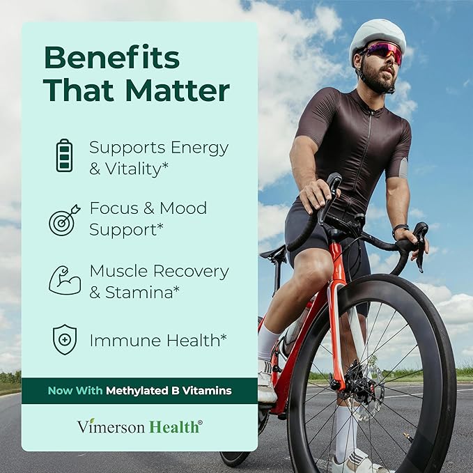 Methylated Multivitamin for Men with Bioavailable Vitamins, Chelated Minerals, Vitamin D, B12, C, A & Zinc for Energy, Focus and Immune Health – Premium Mens Multivitamins & Multiminerals – 60 Caps
