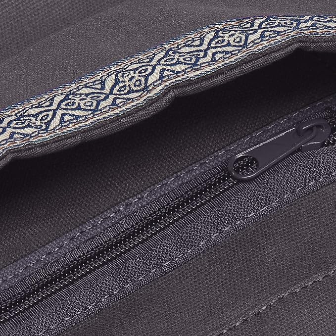 Ewedoos Canvas Yoga Mat Bag Fits Most Mats Yoga Bag with Large Storage Pockets to Hold More Accessories Ideal for Pilates Workout Gifts & Travel