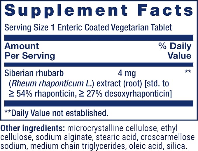 Life Extension Menopause Relief – Siberian Rhubarb, Menopause Supplement for Women, Ease hot Flashes, Mood Swings, Night Sweats Relief, Hormone-Free, Gluten-Free, Non-GMO, Vegetarian (Pack of 2)