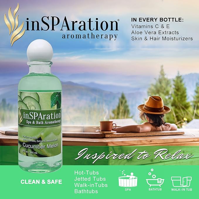 InSPAration Cucumber Melon Aromatherapy (9 ounces)