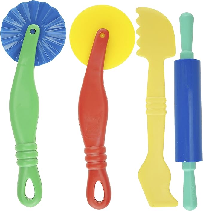Kare & Kind® Set of 24pcs Smart Dough Tools Kit with Models and Molds, (Retail Packaging) (Animals)